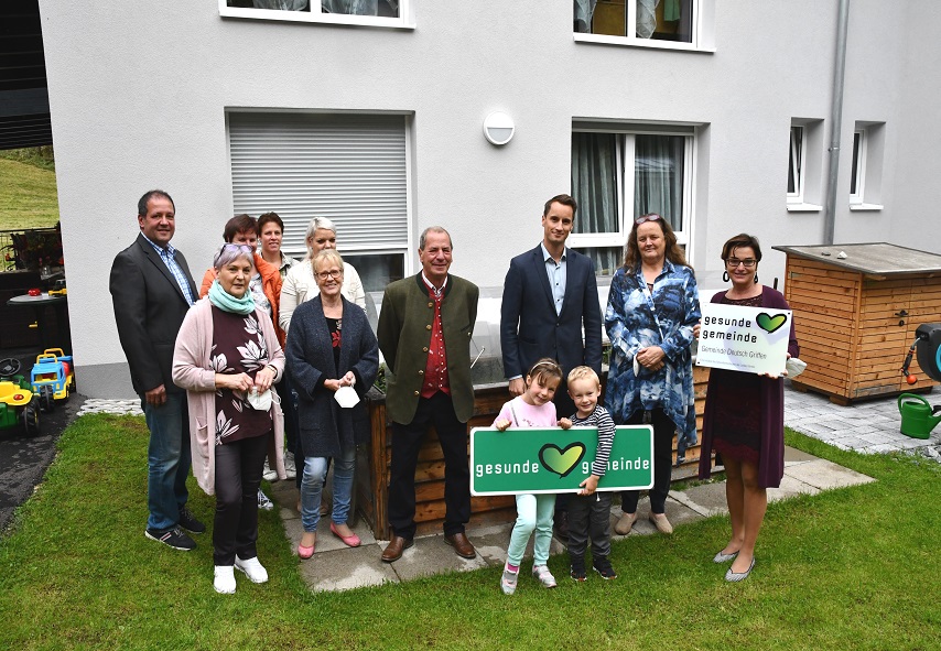 Gesunde Gemeinde-Tafel für Deutsch Griffen