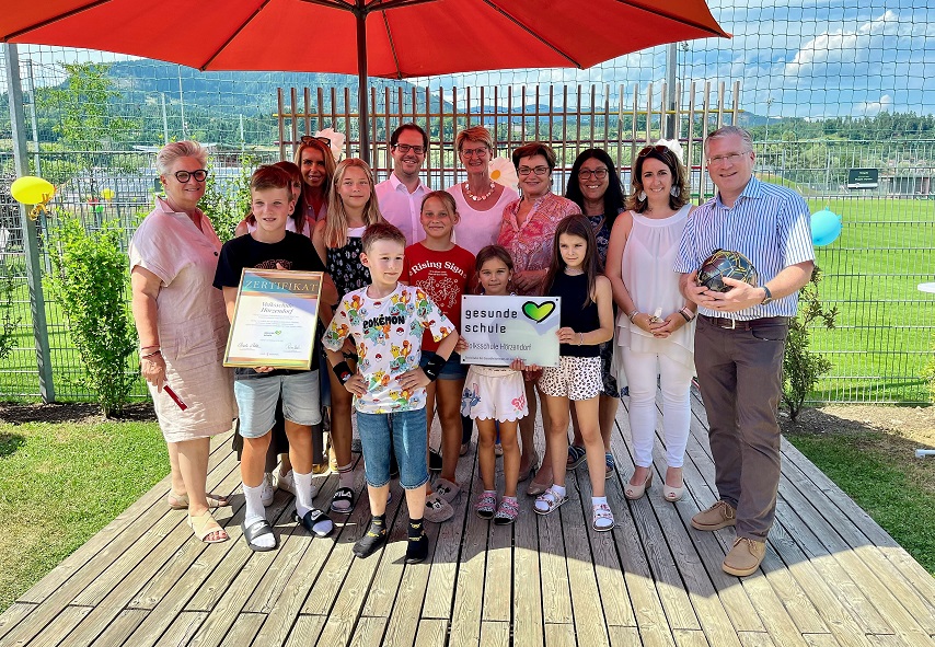 Auszeichnung Gesunde Schule VS Hörzendorf