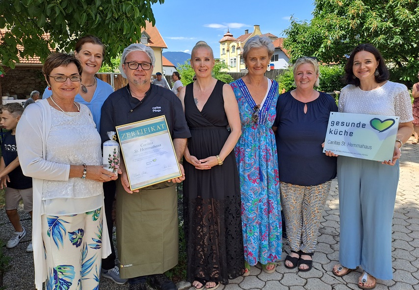 Auszeichnung "Gesunde Küche" St. Hemma Haus